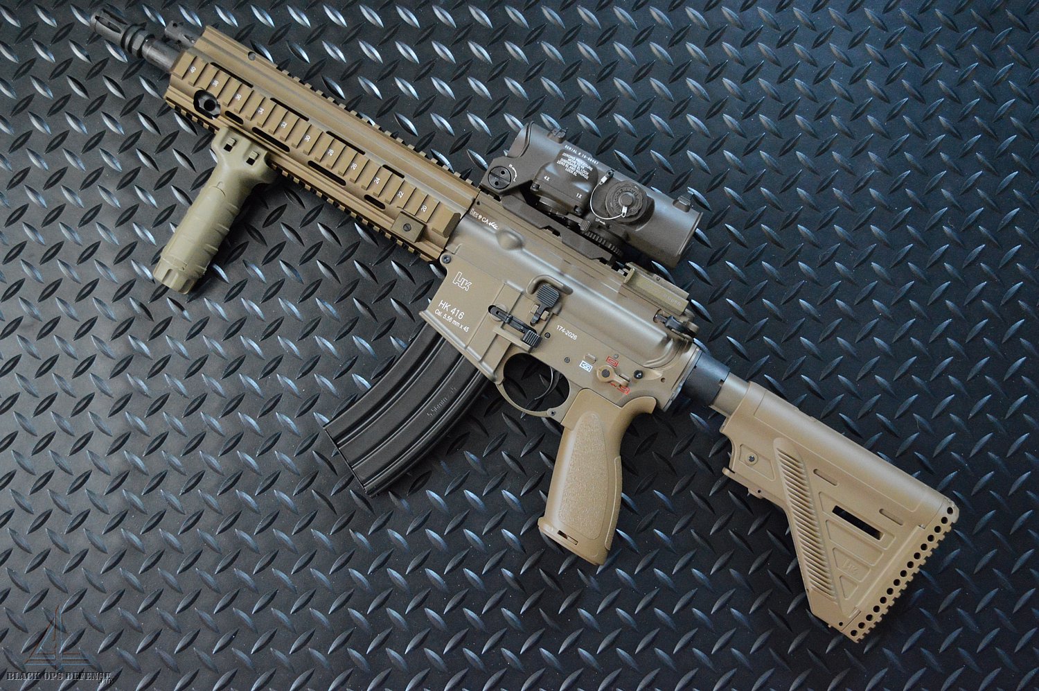 HK 416A5 Tan/RAL8000 Clone Rifle