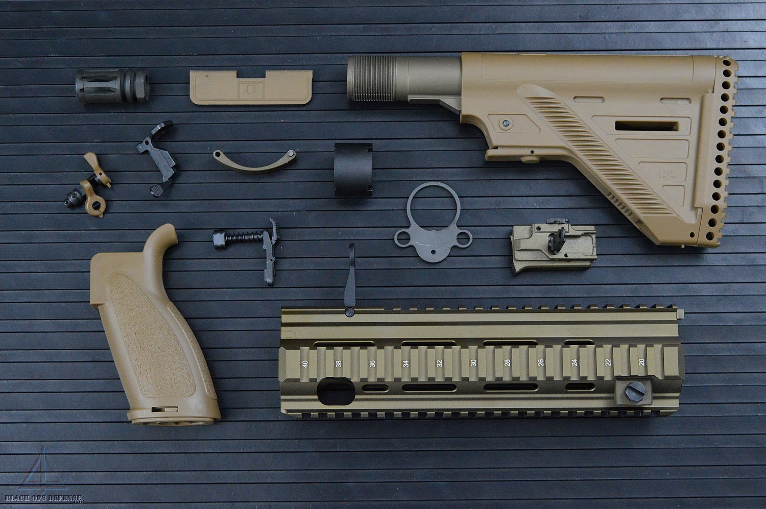 HK 416A5/MR223 Conversion Parts Set Tan RAL8000
