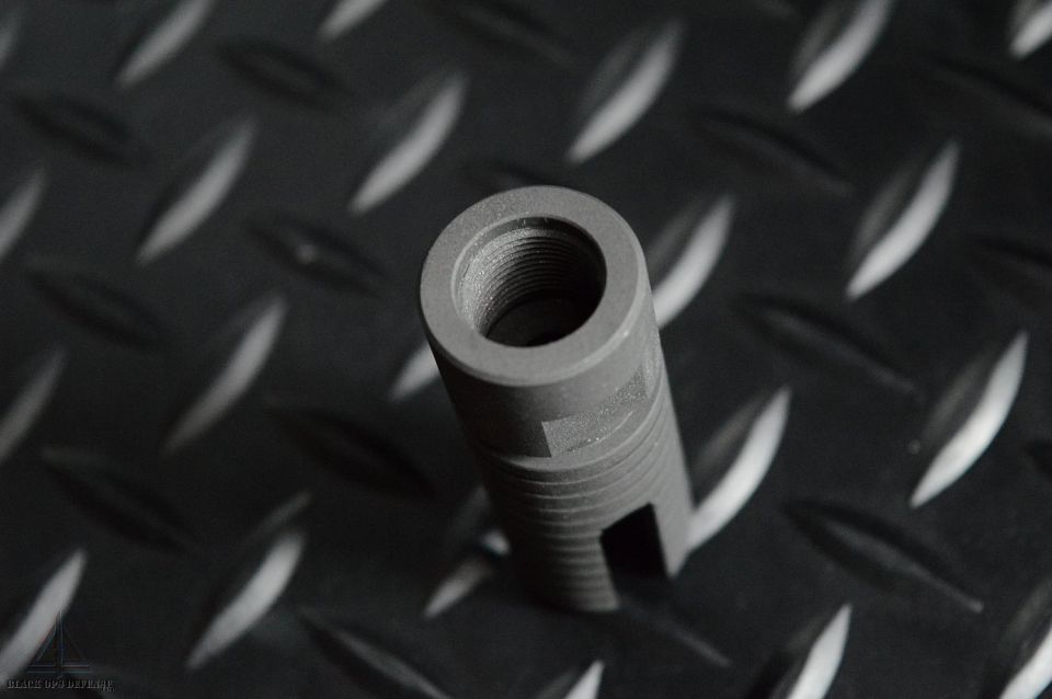 ブブカ HK 416F Style Ribbed 3 Prong Flash Hider Clone - Black Ops Defense