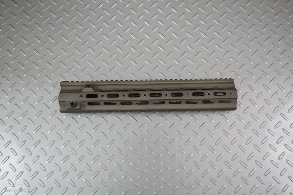 HK 416 CAG Long Geissele Style Rail Foregrip Handguard Tan - Black