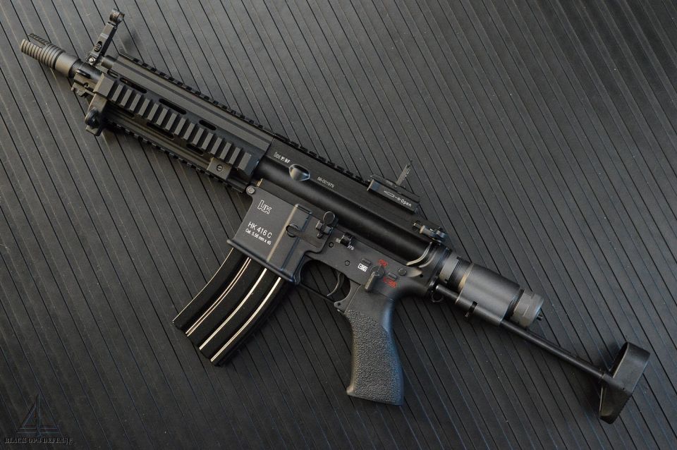 HK 416C PDW MR556 Conversion Rifle Build/Preorder - Black