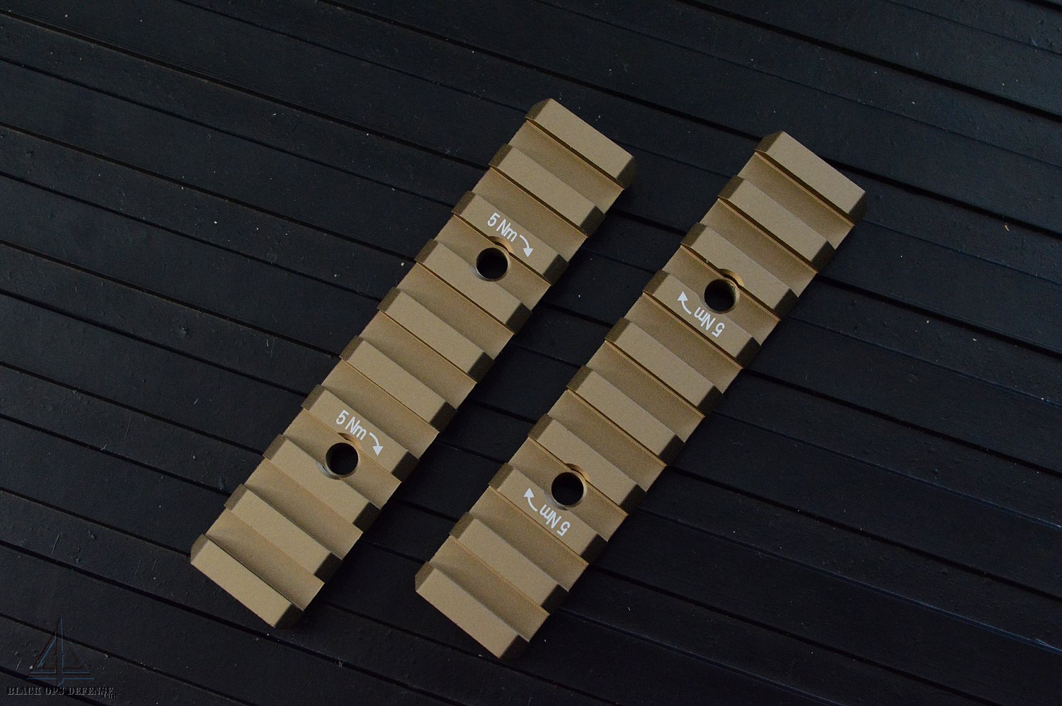 HK Style HKey Accessory Picatinny Rail Set Tan/RAL8000 Long