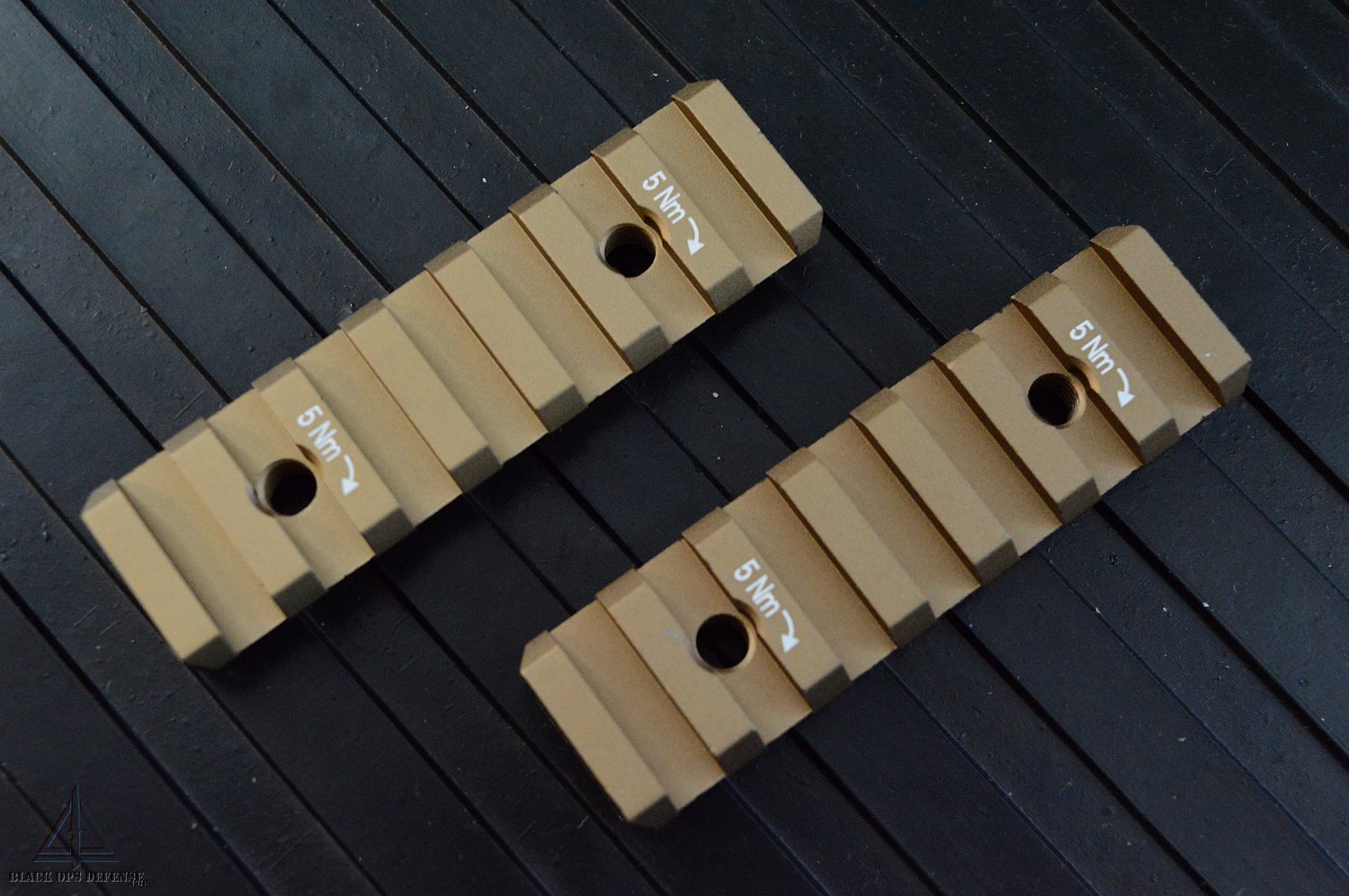 HK Style HKey Accessory Picatinny Rail Set Tan/RAL8000 Medium