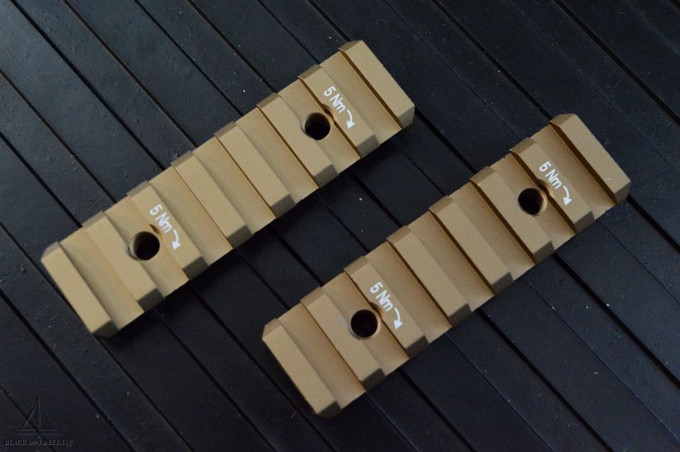 トイガン Rei HK Style HKey Accessory Picatinny Rail Set Tan/RAL8000 Medium