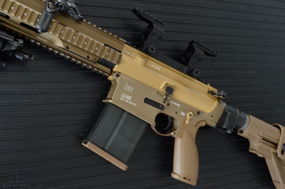 HK G28E Dutch DSI 12.5 MR762A1 Rifle Conversion/Preorder - Black