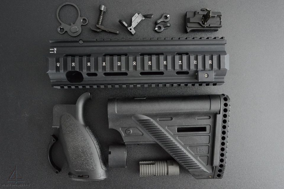 HK 416F (A5/MR223) Conversion Parts Set Black - Black Ops Defense