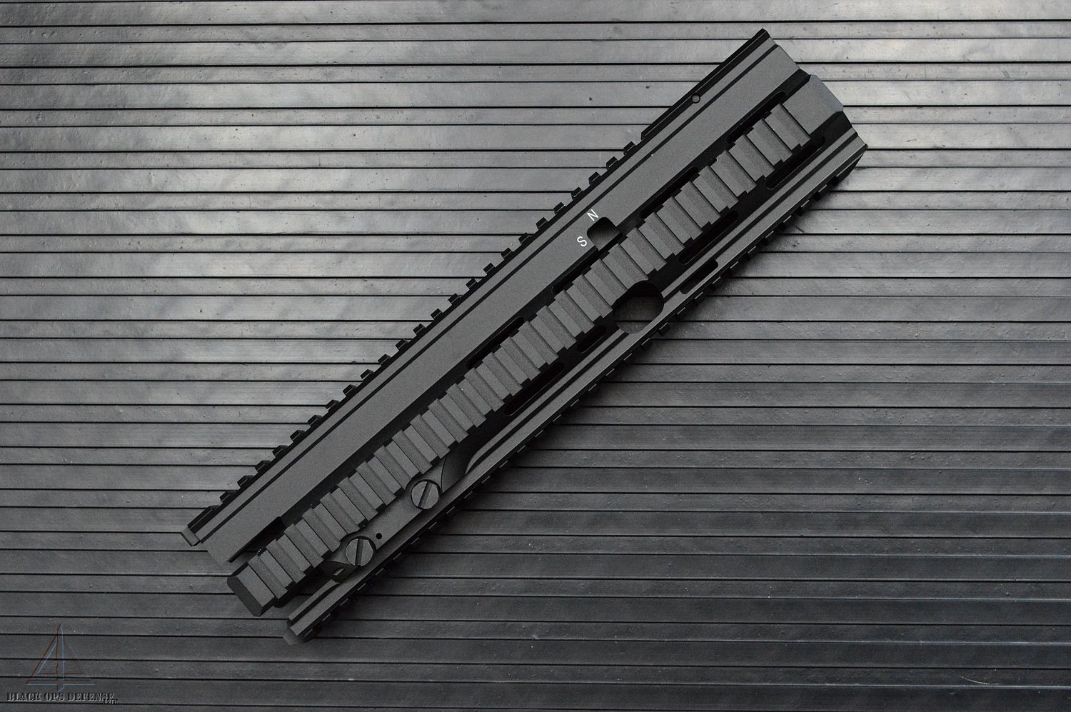 HK 417 Style long Quad Rail Foregrip Handguard N/S Gas Block Window