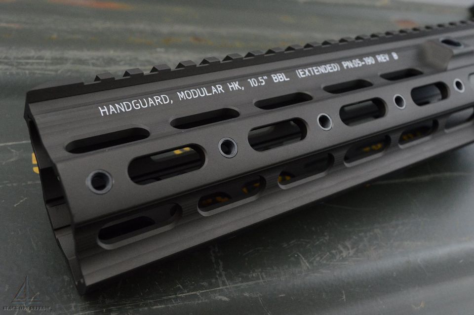 HK 416 CAG Geissele Style Rail Foregrip Handguard Tan - Black Ops