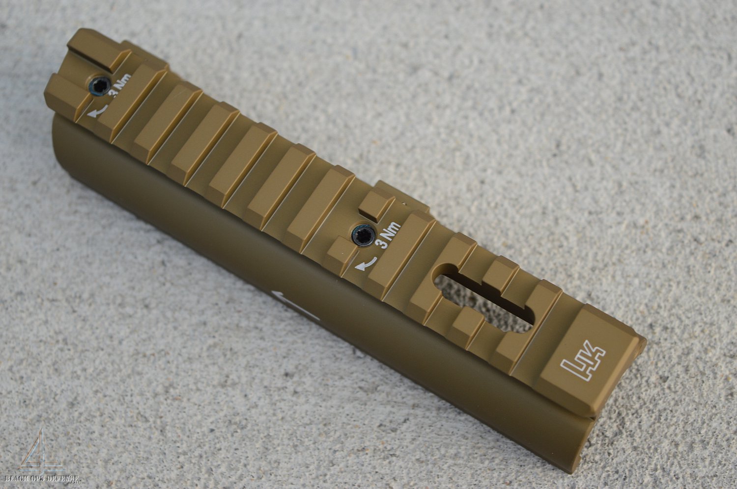 HK MP5 Factory MLI MP5 SP5 SP5K Optic Rail Claw Mount Tan