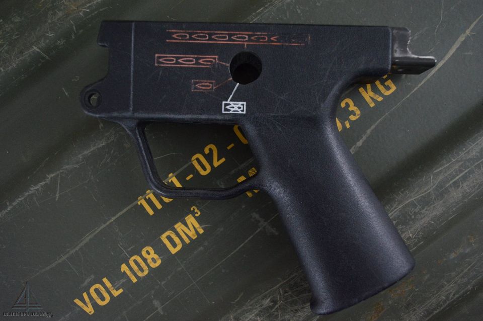 MP5 4 Position Lower Grip Frame Housing Used - Black Ops Defense