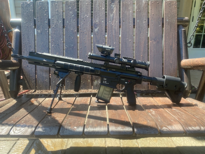 HK G28 DMR MR762 Rifle Conversion Black Preorder - Image 2