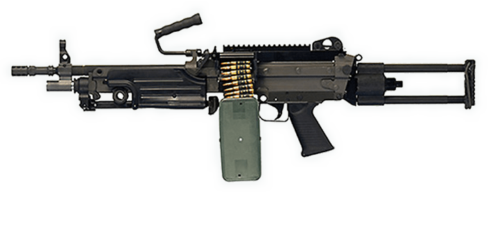 Сколько весит m249 saw