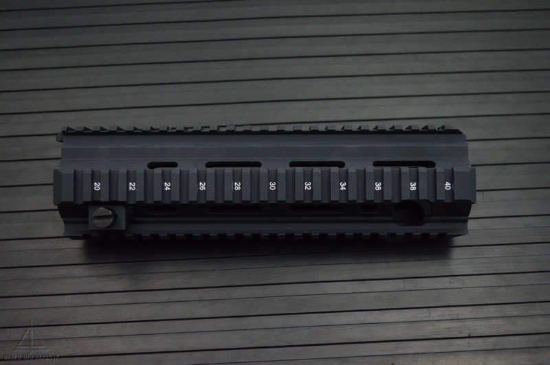 HK 416/M27 RWK Style Quad Rail Foregrip Handguard Black - Image 2