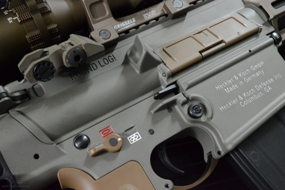 HK M110A1 SDMR Rifle Custom Build Tan/RAL8000 - Black Ops Defense