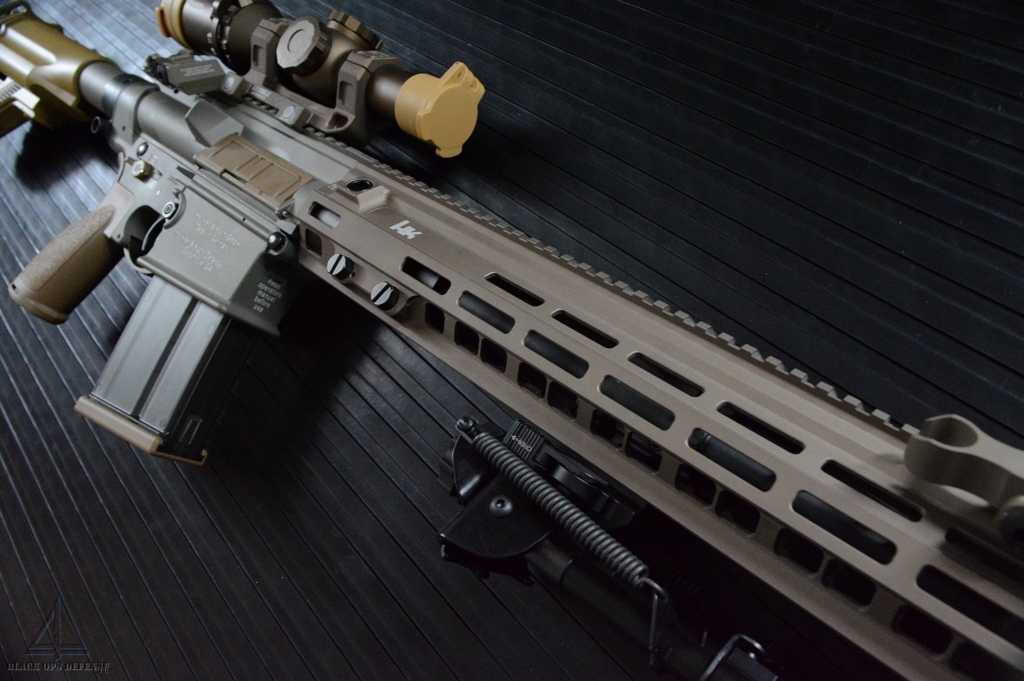 HK M110A1 SDMR Rifle Custom Build Tan/RAL8000 - Black Ops Defense